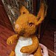 Белочка Шура. Мягкие игрушки. Волшебство жизни. Интернет-магазин Ярмарка Мастеров.  Фото №2