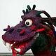 Juguete de guante Dragón, muñeca de guante monstruo. Puppet show. AnzhWoolToy (AnzhelikaK). Ярмарка Мастеров.  Фото №5