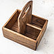 Order Stand for spices and napkins 125 mm (understated). Foxwoodrus. Livemaster. . Napkin holders Фото №3