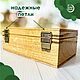Шкатулка из массива дуба "Птичка" 21х13 см. Шкатулки. Лесная Сказка. Ярмарка Мастеров.  Фото №5