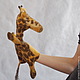 Giraffe. Glove puppet. Bi-BA-Bo, Puppet show, Moscow,  Фото №1