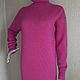 Заказать Платье "Фуксия" 100% кашемир. Вера / Kirshvery_knit (kirshvery) (kirshvery). Ярмарка Мастеров. . Платья Фото №3