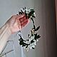 Венок невесты из гипсофилы и эвкалипта. Диадемы. Romashka_Decor_ Букеты из сухоцветов. Интернет-магазин Ярмарка Мастеров.  Фото №2