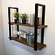 Order Bracket for wall shelves in Loft style. dekor-tseh. Livemaster. . Furniture fittings Фото №3