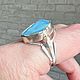 Кольцо с Бирюзой в серебре 925. Кольца. Jeweller -Danil. Ярмарка Мастеров.  Фото №5