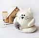 Soft kitty ''Plambert' cat house, Stuffed Toys, Chaikovsky,  Фото №1