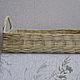 Rectangular braided tray with hinged handles. Trays. Elena Shitova - basket weaving. My Livemaster. Фото №5