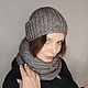 Set: cap Snood. Headwear Sets. Scarfland. My Livemaster. Фото №5