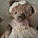 Медведь тедди Таисия. Мишки Тедди. Besfamilnaya Olya Мишки тедди  (magic-decor). Интернет-магазин Ярмарка Мастеров.  Фото №2