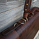 Leather gun case, mod. Merkel Antic Red. Gifts for hunters and fishers. Labour. Online shopping on My Livemaster.  Фото №2