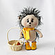hedgehog Eroshka. Stuffed Toys. Favorite toys from Kafetina. My Livemaster. Фото №4