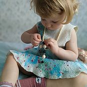 Одежда детская handmade. Livemaster - original item Felted children`s dress. Handmade.