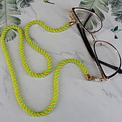 Украшения handmade. Livemaster - original item Eyeglass Holder/ Beaded Chain - harness. Handmade.