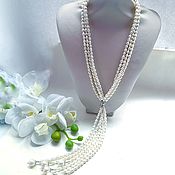 Украшения handmade. Livemaster - original item Necklace made of natural pearls 