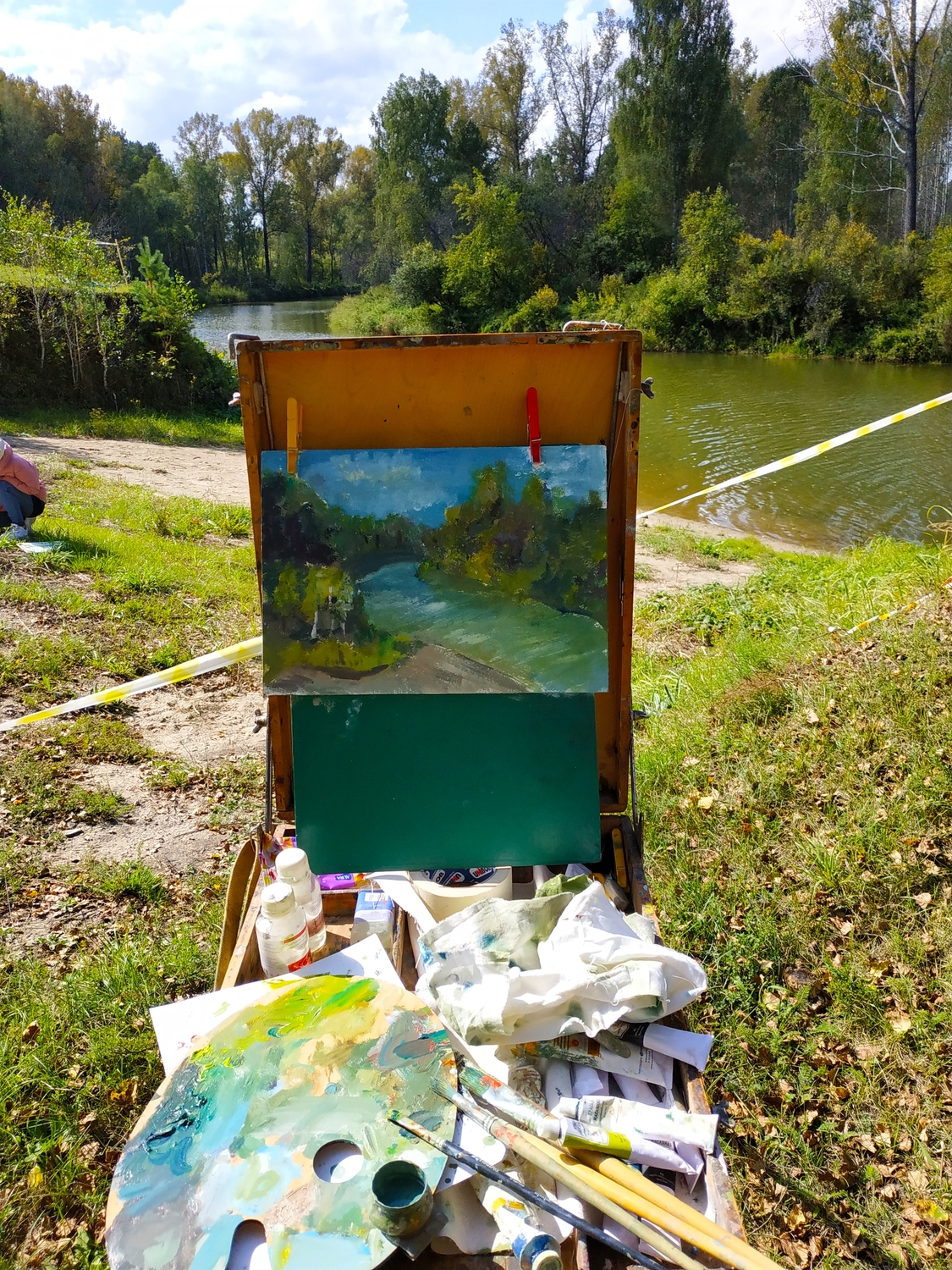 Пленэр на базе Завьялово. Этюд маслом.