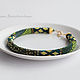  Harness of Japanese beads Royal Green, Necklace, Kaluga,  Фото №1