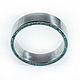 Titanium ring with Chrysocolla in the sides. Rings. asgdesign. Online shopping on My Livemaster.  Фото №2