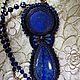 Necklace-pendant 'Indigo ', Necklace, Moscow,  Фото №1