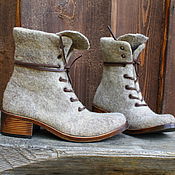 Ботинки кожаные зимние CLAUDIA