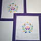  Double napkins with embroidery. Swipe. IRIS Tekstil & Vyshivka. My Livemaster. Фото №5