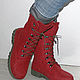 Women's felted boots Winter berry, Boots, Miass,  Фото №1