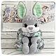 Пижамница Зайка. Мягкие игрушки. Sunny_funny_gifts. Ярмарка Мастеров.  Фото №4