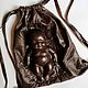 3D Сумка-мешок из натуральной кожи "Младенец". Сумка-мешок. NEW&W. Интернет-магазин Ярмарка Мастеров.  Фото №2