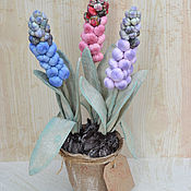 Для дома и интерьера handmade. Livemaster - original item Textile hyacinth. Handmade.