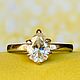 Order 17p Diamond ring 'Drop of tenderness ' buy SUPER PRICE. luxuryclub. Livemaster. . Rings Фото №3