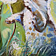 Order Blue cat - cat Painting - oil painting on canvas. Annet Loginova. Livemaster. . Pictures Фото №3