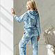 Suit ' Denim effect'. Tracksuits. masutina2. Online shopping on My Livemaster.  Фото №2