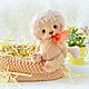 Лев (6 см). Тедди Зверята. teddy_and_toys. Интернет-магазин Ярмарка Мастеров.  Фото №2