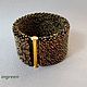 Wide amber bead bracelet. Cuff bracelet. Creative workshop Inna Zelentsova. Online shopping on My Livemaster.  Фото №2