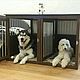  Двойная деревянная клетка для собак, Вольеры, Череповец,  Фото №1