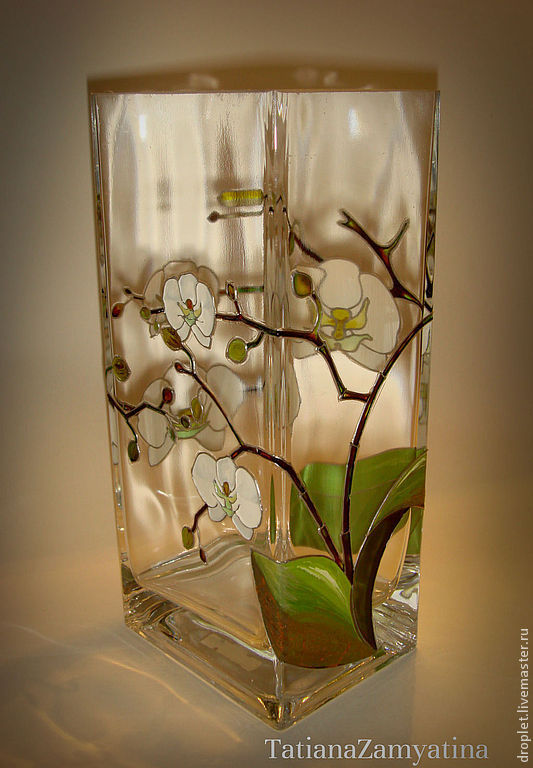 Ваза "Белые Орхидеи"