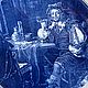 Заказать Panel plate Delft, Holland. 'Gollandskaya Vest-Indskaya kompaniya'. Ярмарка Мастеров. . Decorative vintage plates Фото №3