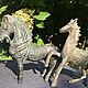 Bronze figurines 'Horses', handmade, Holland. Vintage statuettes. Dutch West - Indian Company. Online shopping on My Livemaster.  Фото №2