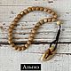 Juniper Rosary with Algiz Rune (33 beads), Rosary, Yelets,  Фото №1