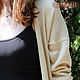 Order cardigans: Cardigan women knitted beige. CUTE-KNIT by Nata Onipchenko. Livemaster. . Cardigans Фото №3
