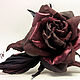 Rose brooch ' Silva'. Silk flowers,cloth flowers. Flowers. Dizani. Online shopping on My Livemaster.  Фото №2