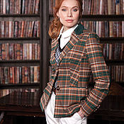 Одежда handmade. Livemaster - original item The DUBLIN jacket has NO analogues! wool Italy. Handmade.