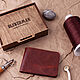 Order Wallet genuine leather. Eternal ' Bordeaux. Blekerman Handmade. Livemaster. . Wallets Фото №3