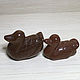 Tangerine ducks made of brown aventurine. Feng Shui Figurine. Red-Ship. Ярмарка Мастеров.  Фото №4