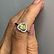 17.5 Натуральный желтый  циркон 2.05 ct. Кольца. Елена. Интернет-магазин Ярмарка Мастеров.  Фото №2