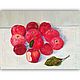 Картина яблоки "Ароматные яблочки", масло, холст, Картины, Москва,  Фото №1