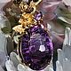  Аметист медовый. Кулон. Jewelry fashion. Ярмарка Мастеров.  Фото №5