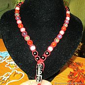 Фен-шуй и эзотерика handmade. Livemaster - original item Beads Shamballa rosary or talisman with nine eyed Dzi agate. Handmade.