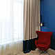 The curtains are beige with piping in loft style. Curtains1. Designer-Mart (designer-mart). My Livemaster. Фото №4