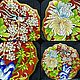 Винтаж: Интерьерная ТАРЕЛКА  КЛУАЗОНЕ  CLOISONNE  Ручная работа  Китай. Тарелки декоративные винтажные. Чердак дяди Рико. Интернет-магазин Ярмарка Мастеров.  Фото №2
