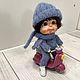 шапка для куклы обитсу11. Одежда для кукол. Елена Журавлёва (alenkina_dolls). Ярмарка Мастеров.  Фото №5
